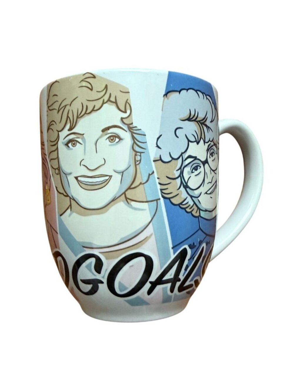 Golden Girls Coffee Mug SQUAD GOALS Pastel Pop Portraits ZAK Betty White 80s TV